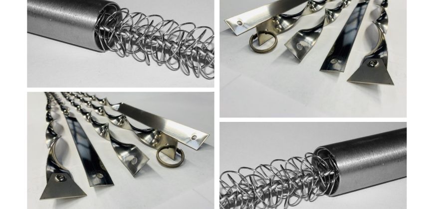 Performance comparison Twisted Tapes – hiTRAN (Laminar Flow)